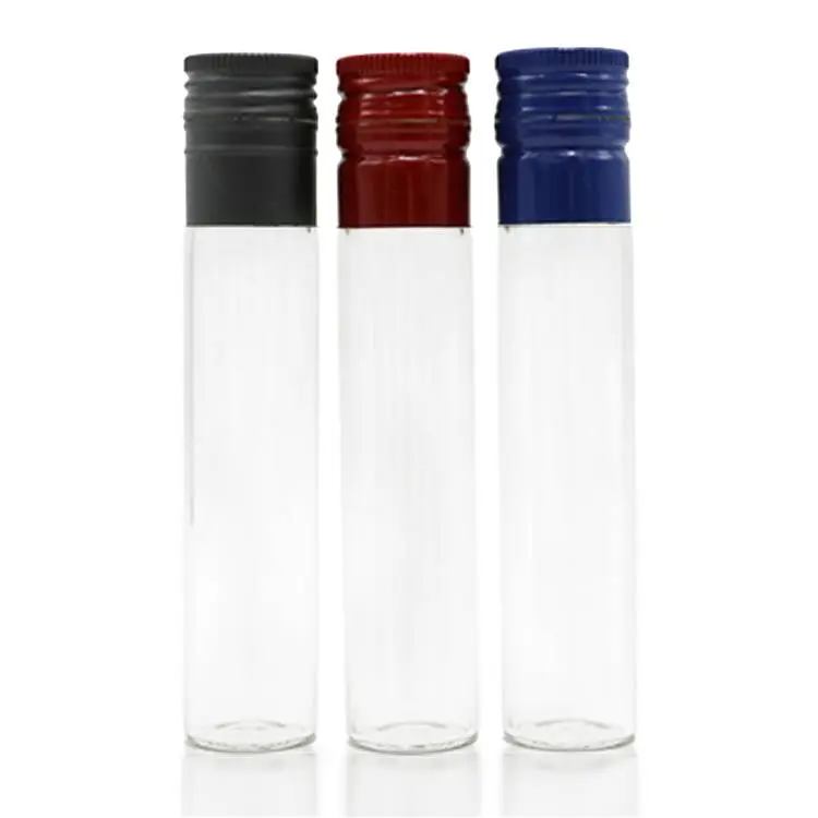 Clear Tubular Glass Vials With Aluminium Cap For P
