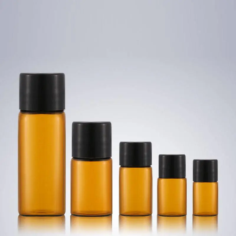 1ml 2ml 3ml 5ml 10ml Amber Screw Neck Glass Vials