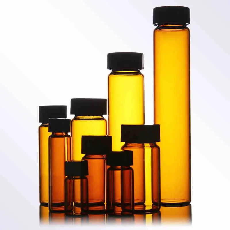3ml To 60ml Clear Bottle Amber Glass Vial With Scr