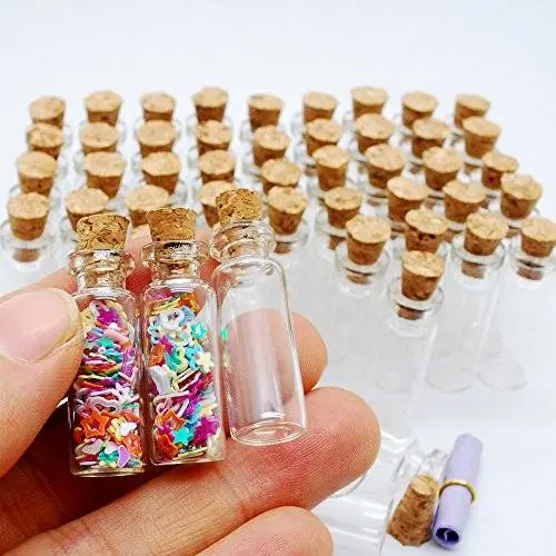 DIY Wishes Or Message Small Mini Glass Vials With